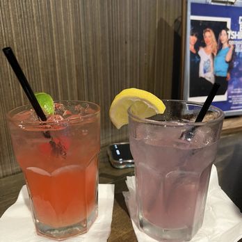 Dive Bar - Left: cherry mojito right: lavender lemon drop - Dive Bars Near Me - Sacramento, California