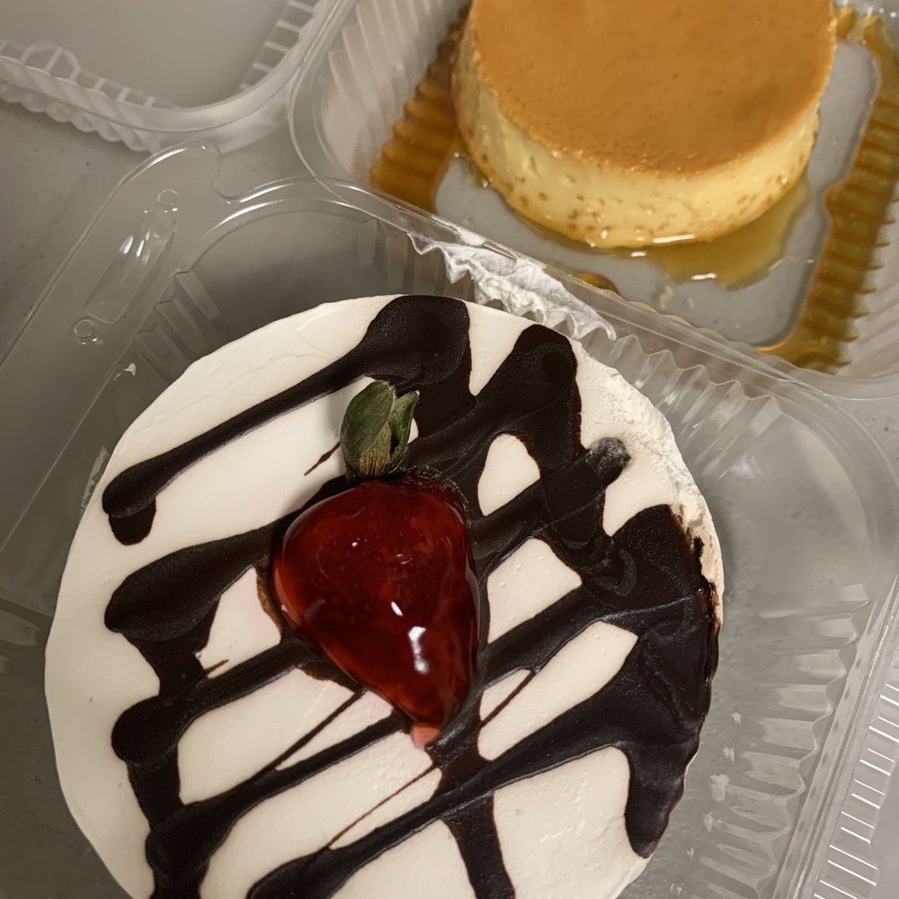 Pancho's Cafe - a dessert with a strawberry on top - Mexican Near Me - Philadelphia, Pennsylvania Pancho's Cafe - a dessert with a strawberry on top - Mexican Near Me - Philadelphia, Pennsylvania