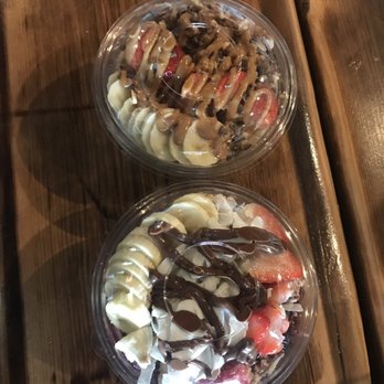 Playa Bowls - Nica bowl and Nutella bowl - Juice Bars & Smoothies Near Me - Belmar, New Jersey Playa Bowls - Nica bowl and Nutella bowl - Juice Bars & Smoothies Near Me - Belmar, New Jersey