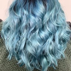 Kiri Artistry - Turquoise hair color. Love the bright colors!