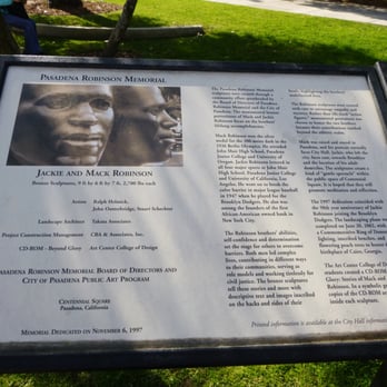 Jackie and Mack Robinson Memorial - Landmarks & Historical Buildings Near Me - Pasadena, California