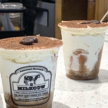 Sweet Cow Cafe - Tiramisu ice cream - Ice Cream & Frozen Yogurt Near Me - Pasadena, California
