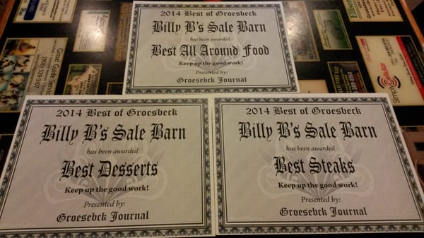Menu photo 4 Billy B's Groesbeck, TX