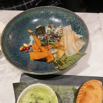 Mixela - Ceviche and part of the empanada dish - Sushi Bars Near Me - Phoenix, Arizona