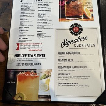 Boulder Tap House - Drinks and Cocktails menu - Sports Bars Near Me - Ankeny, Iowa