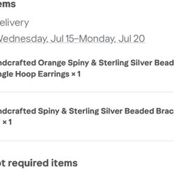 Nizhoni Trading Company - Spiny oyster earrings and bracelet