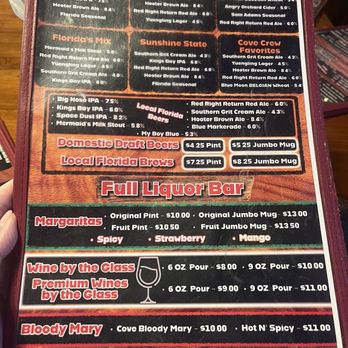 The Cove Pub and Grub - Menu April 2026 - Pubs Near Me - Inverness, Florida The Cove Pub and Grub - Menu April 2026 - Pubs Near Me - Inverness, Florida