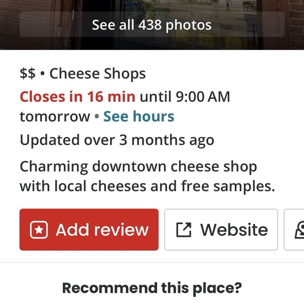 Wisconsin Cheese Mart - Closing hours listed in photo. - Cheese Shops Near Me - Milwaukee, Wisconsin Wisconsin Cheese Mart - Closing hours listed in photo. - Cheese Shops Near Me - Milwaukee, Wisconsin