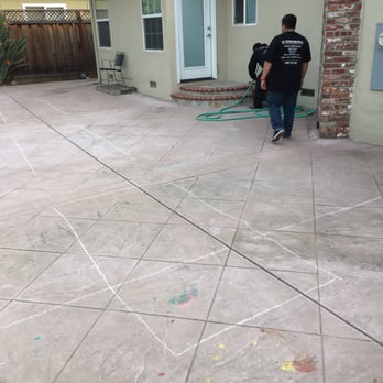 Stone Protech - This is what the patio looked like before they cleaned it. - Refinishing Services Near Me - San Jose, California