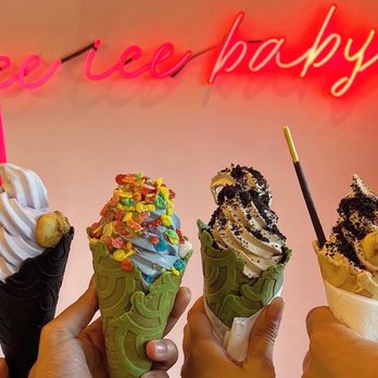 CREAM Soft Serve Bar - 7/1/2022- Taro, Black Pink, Milk Tea & Thai tea - Desserts Near Me - Kent, Washington CREAM Soft Serve Bar - 7/1/2022- Taro, Black Pink, Milk Tea & Thai tea - Desserts Near Me - Kent, Washington
