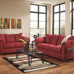Elsa's House of Sleep - Darcy Salsa sofa and love seat
