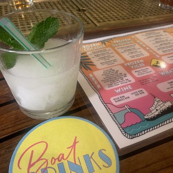 Boat Drinks - Fro-jito! - Cocktail Bars Near Me - St. Augustine, Florida