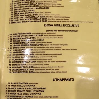 Dosa Grill - Indian Near Me - North Brunswick, New Jersey Dosa Grill - Indian Near Me - North Brunswick, New Jersey
