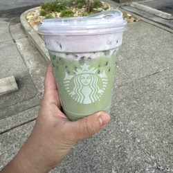 Starbucks - Iced Lavender Cream Oatmilk Matcha