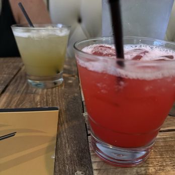 Jardin Autentica Cocina - Strawberry (not what we ordered) and watermelon cucumber margaritas - Breakfast & Brunch Near Me - Orange, California Jardin Autentica Cocina - Strawberry (not what we ordered) and watermelon cucumber margaritas - Breakfast & Brunch Near Me - Orange, California