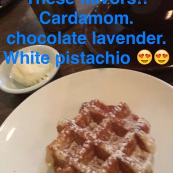 Medina Cafe - Waffles. Cardamom ice cream. REALLY?! heaven! - Breakfast & Brunch Near Me - Vancouver, British Columbia Medina Cafe - Waffles. Cardamom ice cream. REALLY?! heaven! - Breakfast & Brunch Near Me - Vancouver, British Columbia