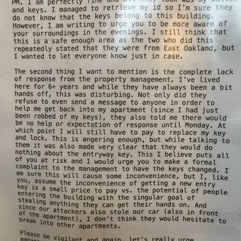 Trinity Management Services - Found this posted on the front gate of the building this morning. Terrifying. - Property Management Near Me - San Francisco, California Trinity Management Services - Found this posted on the front gate of the building this morning. Terrifying. - Property Management Near Me - San Francisco, California