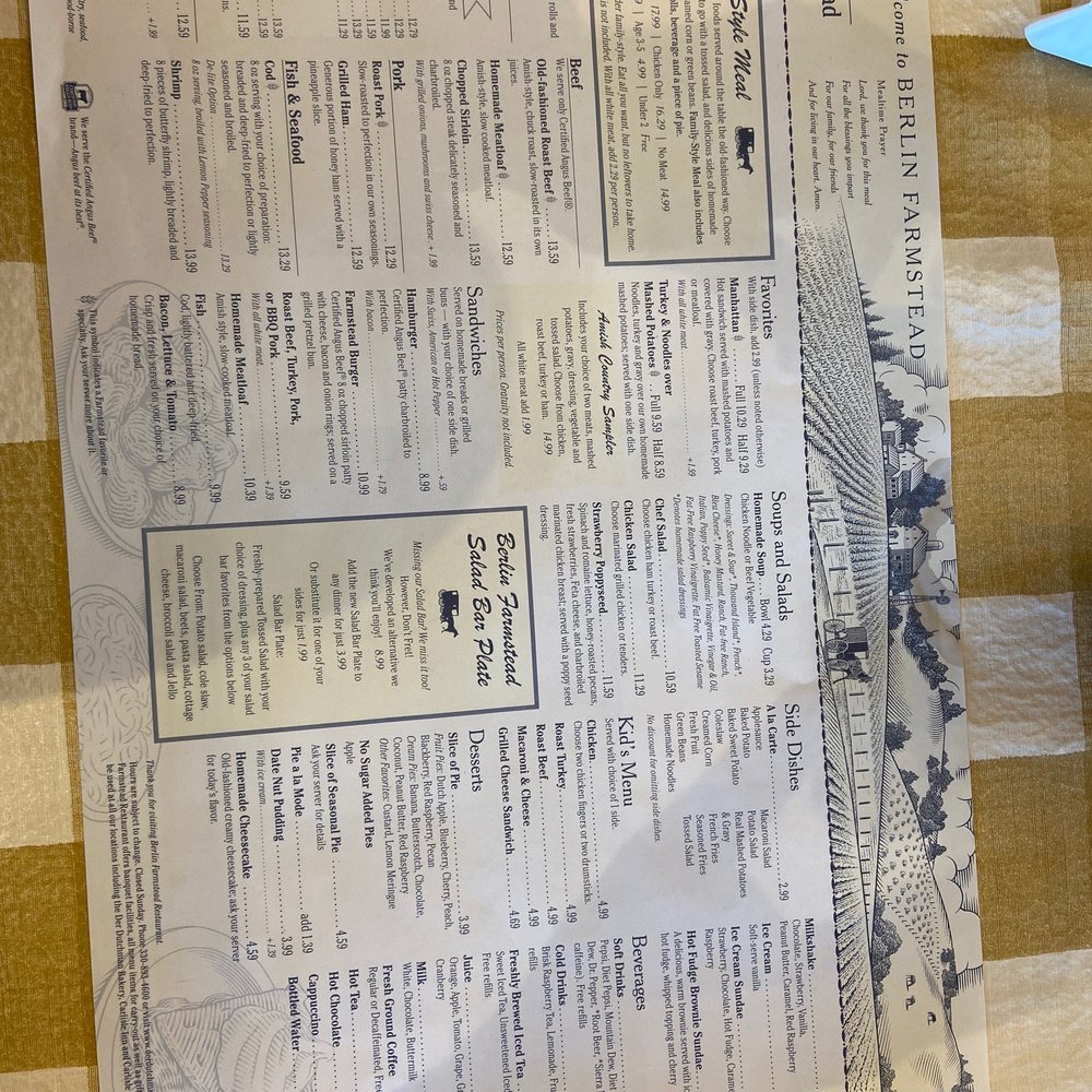 Berlin Farmstead - Temp Menu - Bakeries Near Me - Berlin, Ohio Berlin Farmstead - Temp Menu - Bakeries Near Me - Berlin, Ohio