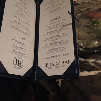 Library Bar - New American Near Me - Los Angeles, California