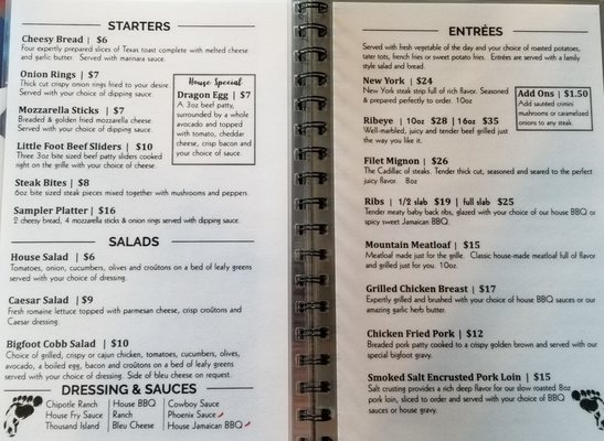 Menu photo 4 Bigfoot Grille Lebanon, OR Menu photo 4 Bigfoot Grille Lebanon, OR