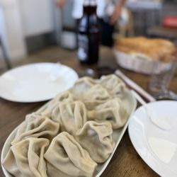 Saqartvelo Georgian Cuisine - The khinkali were absolutely delicious! Definitely a dish I would order again!