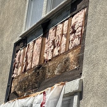 Exclusive Construction - Area that was causing water to enter window frame. - Roofing Near Me
