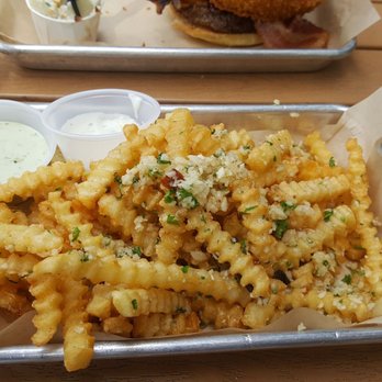 American Grub - Garlic fries yummmm. - Burgers Near Me - Tustin, California