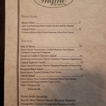Thyme Bistro - Lunch menu - New American Near Me - Weston, West Virginia