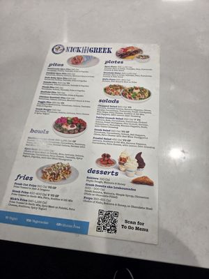 Menu photo 3 Nick the Greek Burbank, CA Menu photo 3 Nick the Greek Burbank, CA