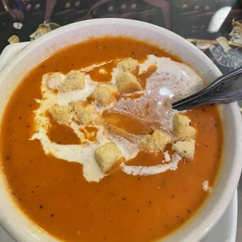 Silver Coin Indian Grill - 11. Tomato Soup--very cream-based, not tomato-forward - Indian Near Me - Birmingham, Alabama Silver Coin Indian Grill - 11. Tomato Soup--very cream-based, not tomato-forward - Indian Near Me - Birmingham, Alabama