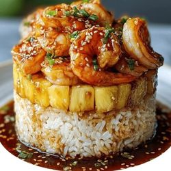 Ye Ole Hookers - Shrimp or Chicken Teriyaki Tower.