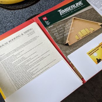 Brighthouse Roofing and Siding - Inside of packet - Roofing Near Me