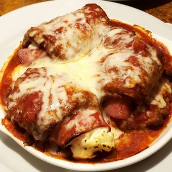 Basil's Restaurant and Bar - Eggplant Rollatino - American Near Me - Stafford Springs, Connecticut Basil's Restaurant and Bar - Eggplant Rollatino - American Near Me - Stafford Springs, Connecticut