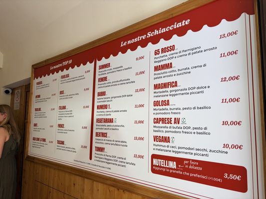 Menu photo 1 All'Antico Vinaio Florence, FI