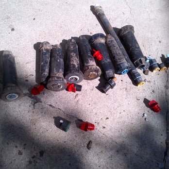 Burbank Sprinkler - Bad sprinkler parts that needed to be replaced at one job - Irrigation Near Me - Burbank, California