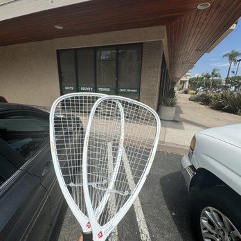 South County Tennis - Great restringing work on my brand new Pro Kennex racquetball racquets. Tuesday 08/26/25. - Sporting Goods Near Me - Laguna Woods, California South County Tennis - Great restringing work on my brand new Pro Kennex racquetball racquets. Tuesday 08/26/25. - Sporting Goods Near Me - Laguna Woods, California
