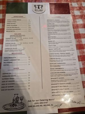 Menu photo 2 Due Amici Helena, AL