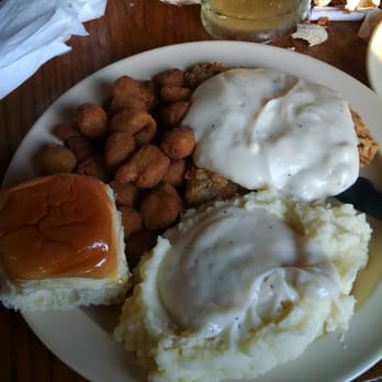 Puffabelly's Old Depot Restaurant - Chicken fries steak small.. Looks good!! - American Near Me - Spring, Texas
