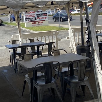 Dirt Dog Downey - Outside seating with music - Hot Dogs Near Me - Downey, California Dirt Dog Downey - Outside seating with music - Hot Dogs Near Me - Downey, California