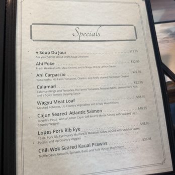 Kula Bistro - Specials - Italian Near Me - Kula, Hawaii Kula Bistro - Specials - Italian Near Me - Kula, Hawaii