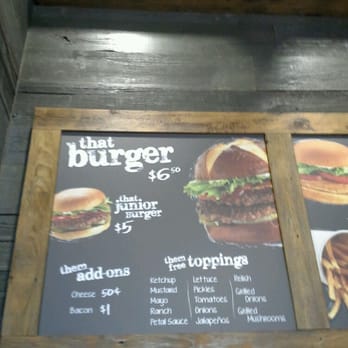 That Burger Joint - Menu A - Burgers Near Me - Skokie, Illinois That Burger Joint - Menu A - Burgers Near Me - Skokie, Illinois