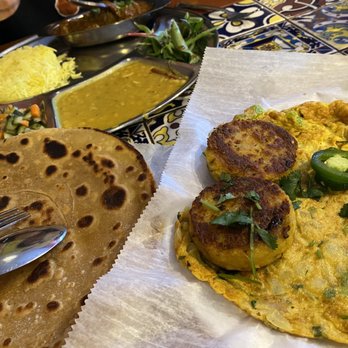Zareen's - Lamb Gosht Meal and Kabab-Omelet-Paratha -- both were great! - Halal Near Me - Mountain View, California Zareen's - Lamb Gosht Meal and Kabab-Omelet-Paratha -- both were great! - Halal Near Me - Mountain View, California