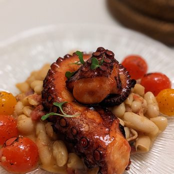 Luce Secondo - Pulpo with beans - Italian Near Me - Chesapeake, Virginia Luce Secondo - Pulpo with beans - Italian Near Me - Chesapeake, Virginia
