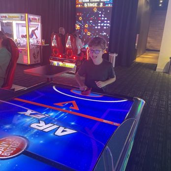 Dave & Buster's Birmingham - Air hockey table (no not the broken one) - American Near Me - Birmingham, Alabama Dave & Buster's Birmingham - Air hockey table (no not the broken one) - American Near Me - Birmingham, Alabama