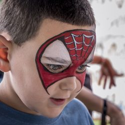 Spider-man Facepaint