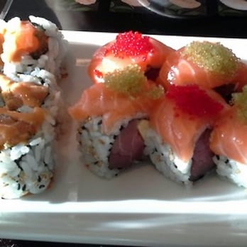 Sushi Na-Ra - Spicy Salmon Roll and Birthday Roll - Japanese Near Me - Clifton Park, New York Sushi Na-Ra - Spicy Salmon Roll and Birthday Roll - Japanese Near Me - Clifton Park, New York