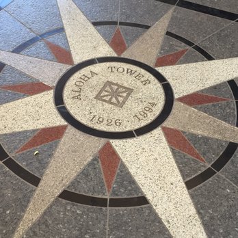 Aloha Tower - Gotta love the terrazzo floor - Landmarks & Historical Buildings Near Me - Honolulu, Hawaii