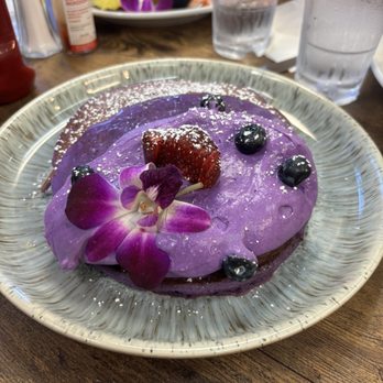 Guieb Cafe - Ube Mascarpone Pancake - New American Near Me - Aiea, Hawaii