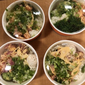 Poki One N Half - Incomplete orders for all four bowls. - Poke Near Me - San Diego, California