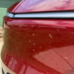 So much dirt still on my car. So much dirt still on my car.